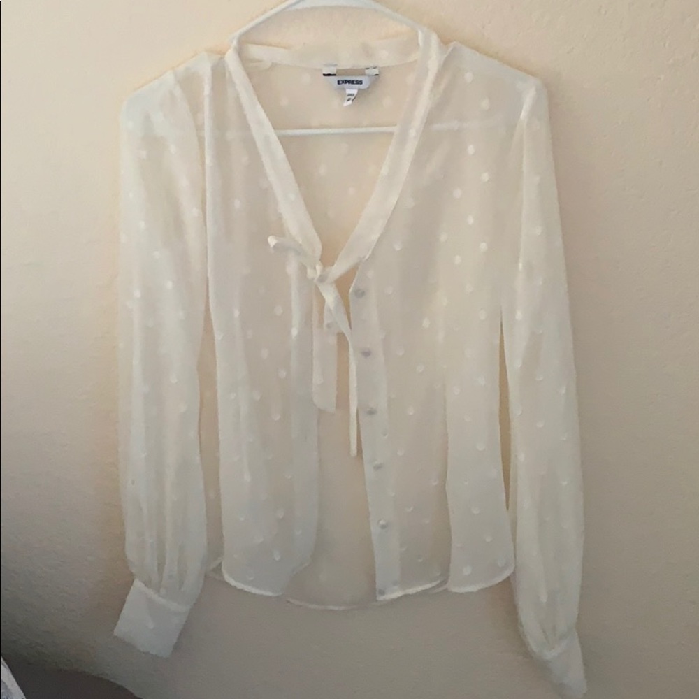 White dress up button up